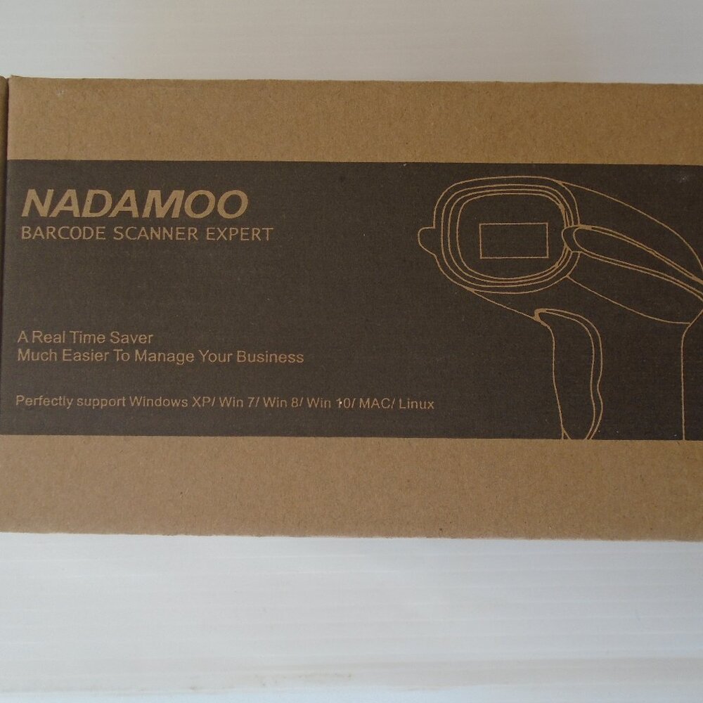 Nadamoo Barcode Scanner Expert Bur3003 Black